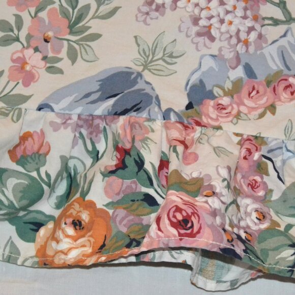 Ralph Lauren Allison Multi Floral Ruffled Standard Pillowcases Set (2) USA - Picture 6 of 10